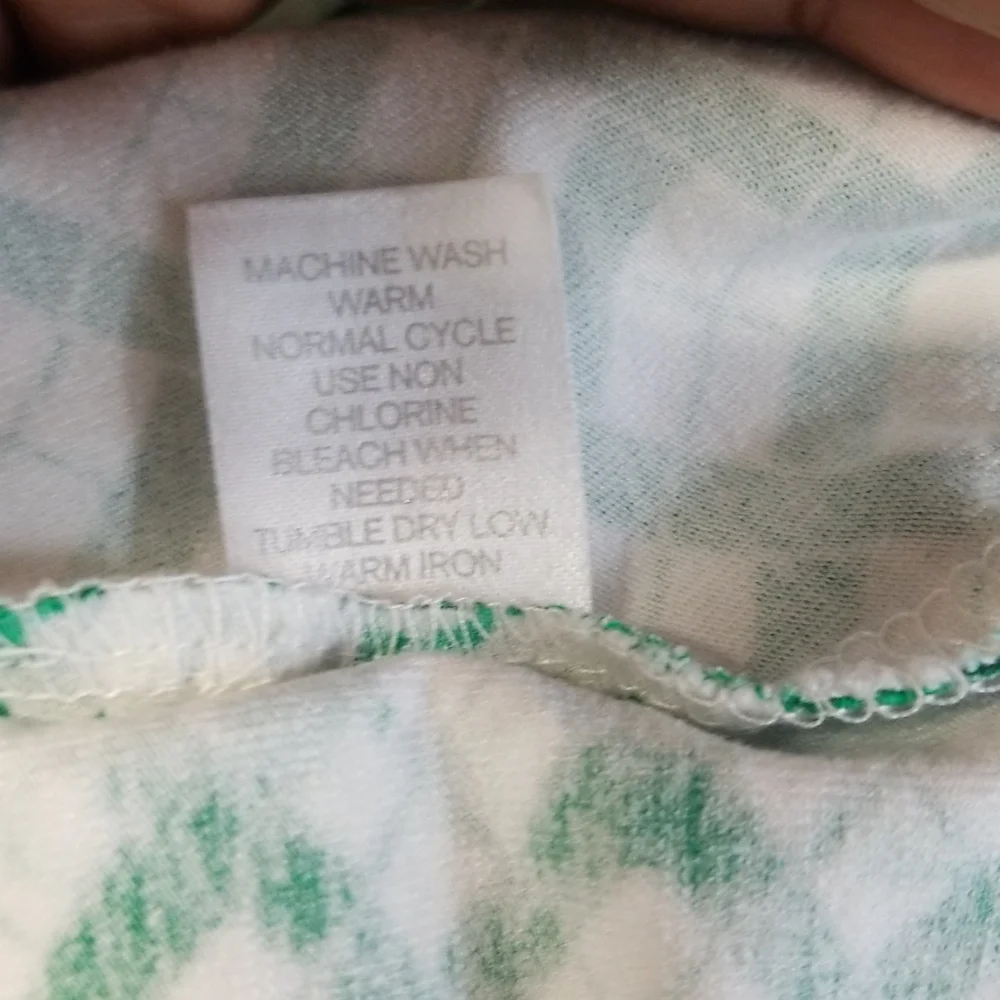 Charming Charlie's Green and White printed Dress - Picture 7 of 7